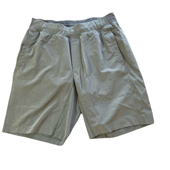 LULULEMON Men’s Pace Breaker Shorts 10 " Sz M Lined Gray Drawstring Gym Stretch - Picture 2 of 10